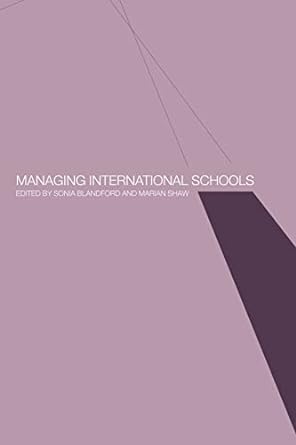 Managing International Schools - Sonia Blandford, Marian Shaw