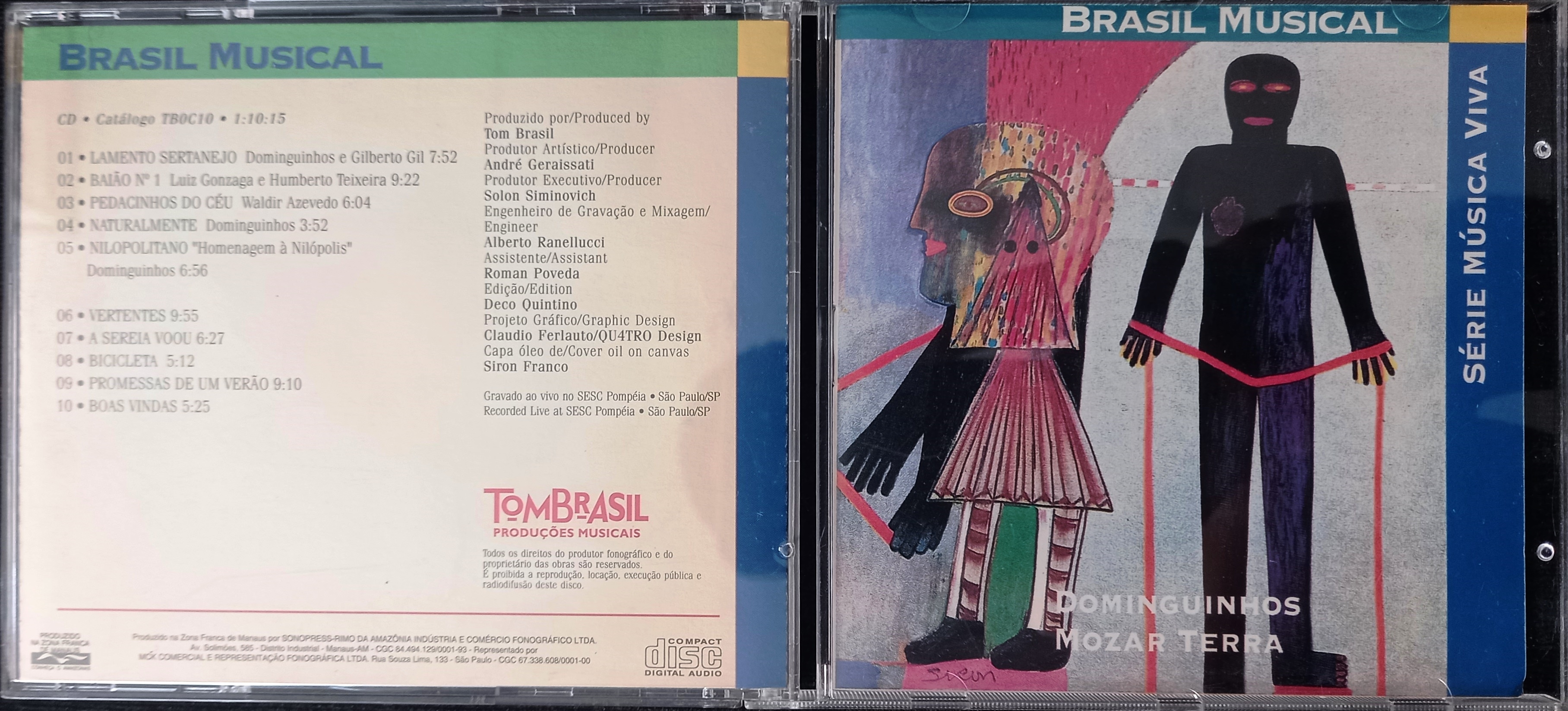 CD - Brasil Musical - Dominguinhos / Mozar Terra - Dominguinhos / Mozar Terra
