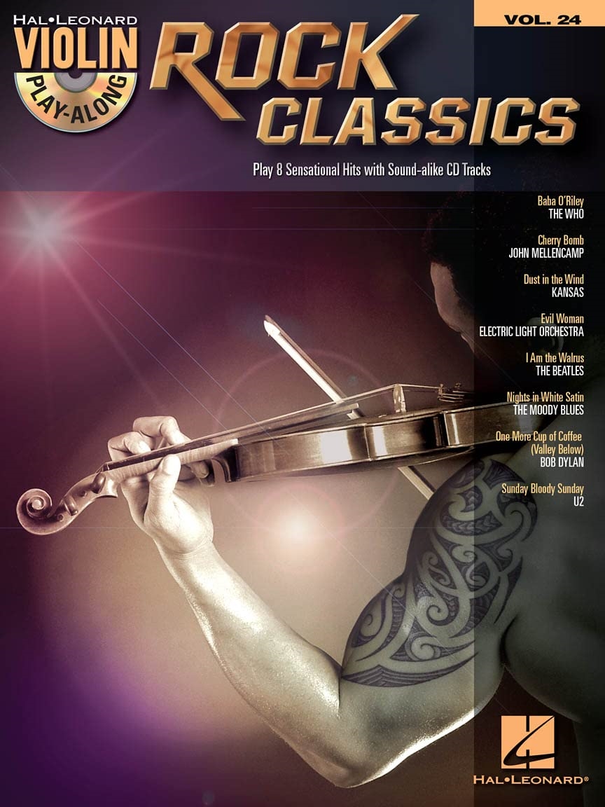 Rock Classics: Violin Play-along Volume 24 - HAl Leonard Corp