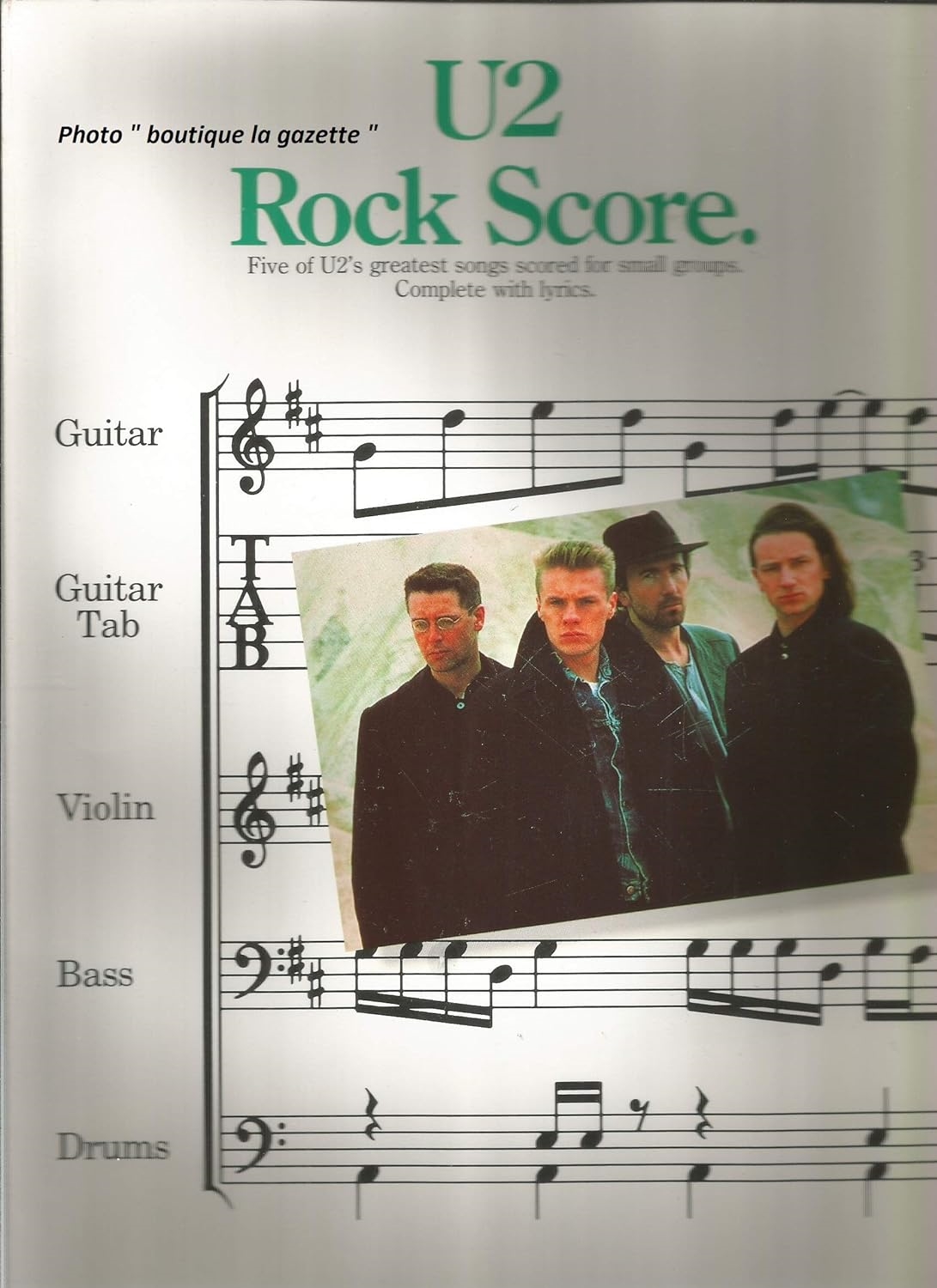 U2 Rock Score: Five of U2s Greatest Songs Scored For Small - U2 (group)