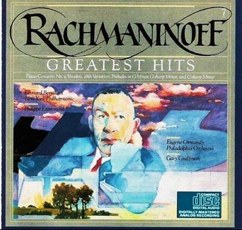 CD - Rachmaninoffs Greatest Hits - Leonard Bernstein With New York Philharmonic And Eugene Ormandy With The Philadelphia Orchestra, Rachmaninoff -  Leonard Bernstein With New York Philharmonic And Eugene Ormandy 