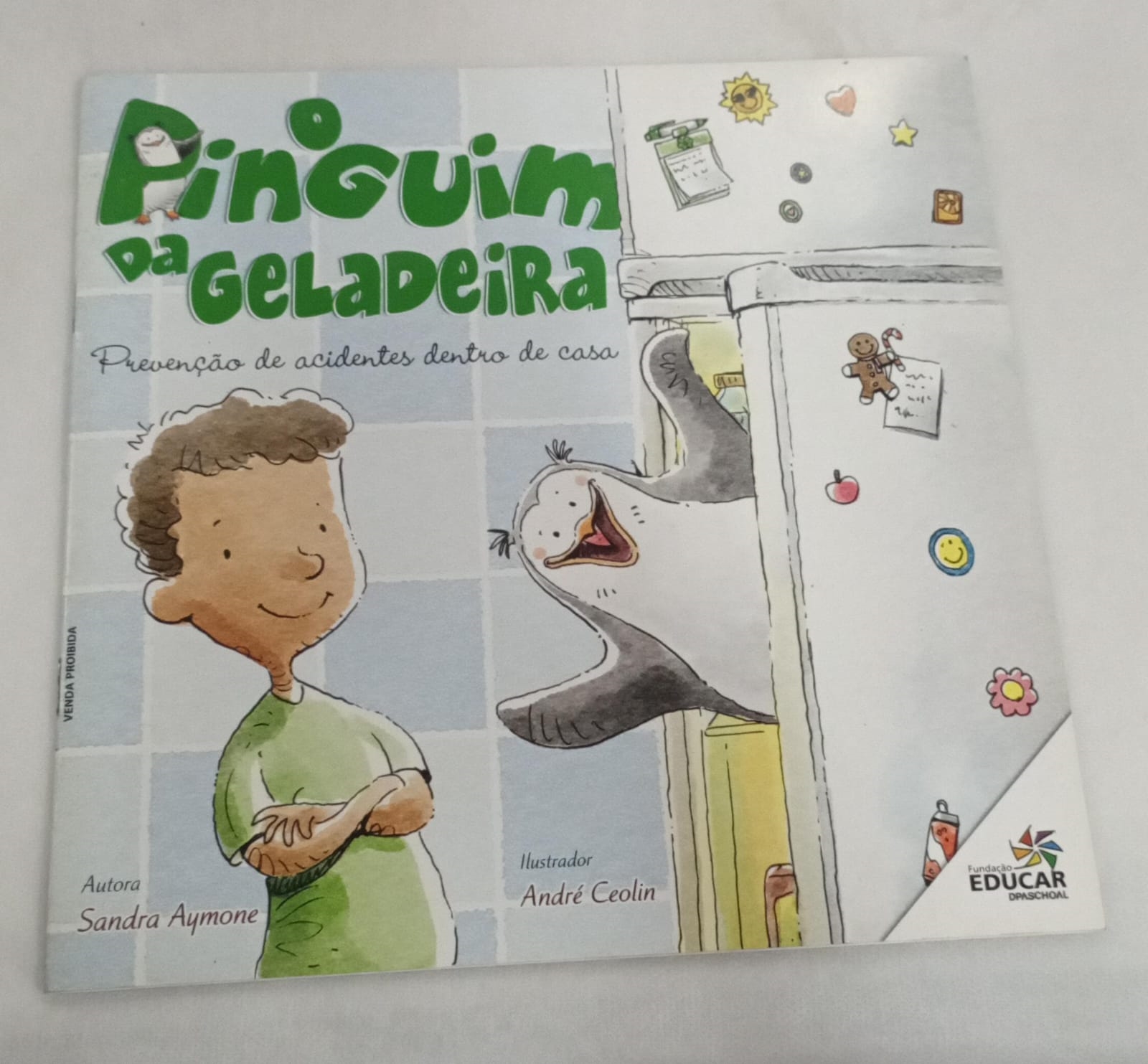 Pinguim da geladeira: prevenção de acidentes dentro de casa - Sandra Aymone