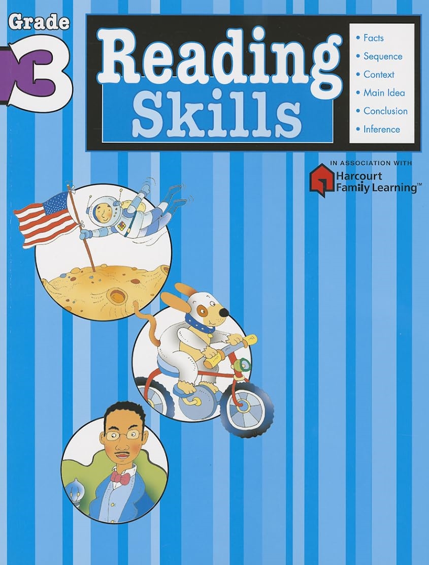 Reading Skills: Grade 3 (flash Kids Harcourt Family Learning) - Flash Kids Editors