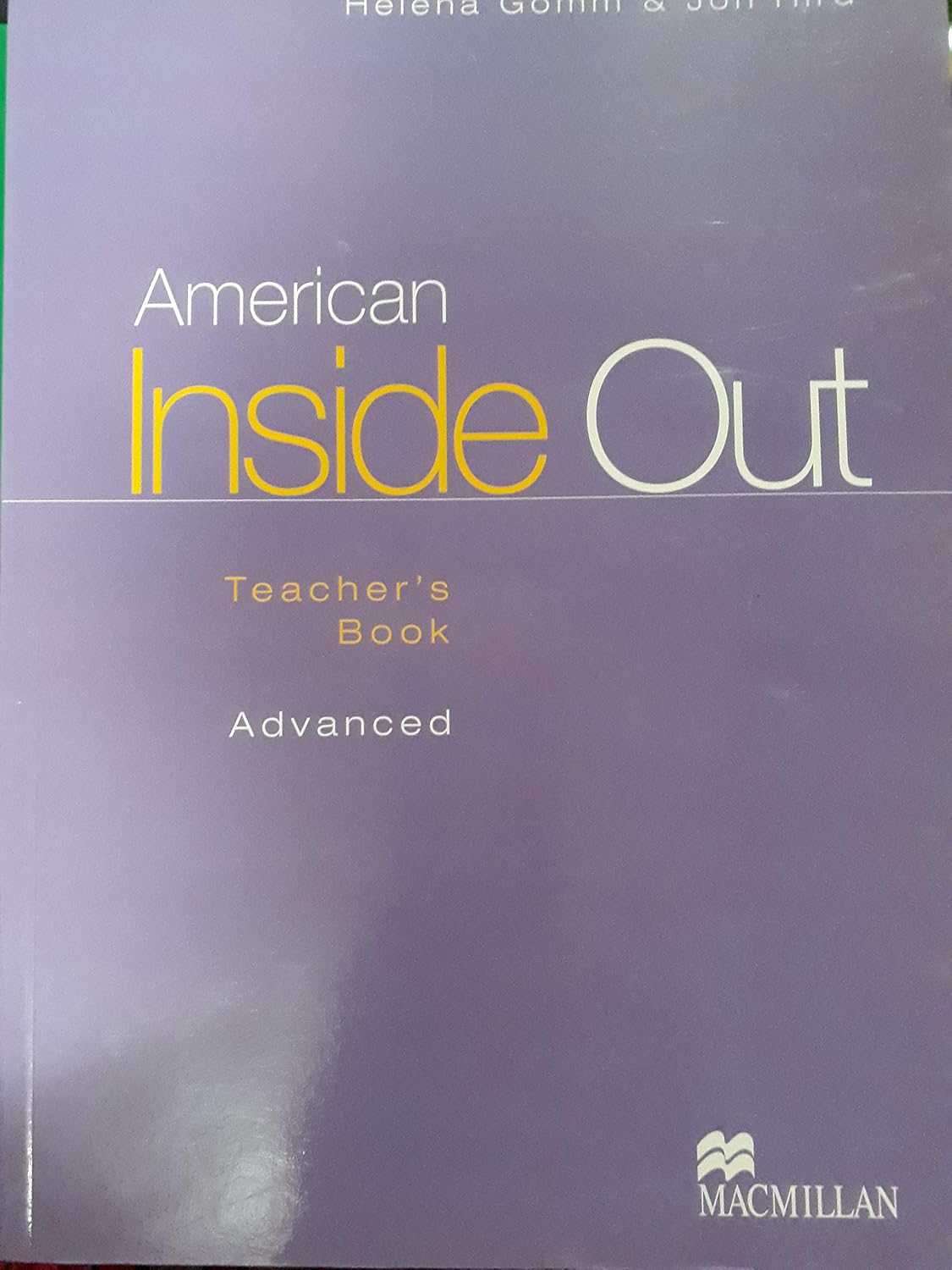 American Inside Out Advanced - Teachers Book - Helena Gomm