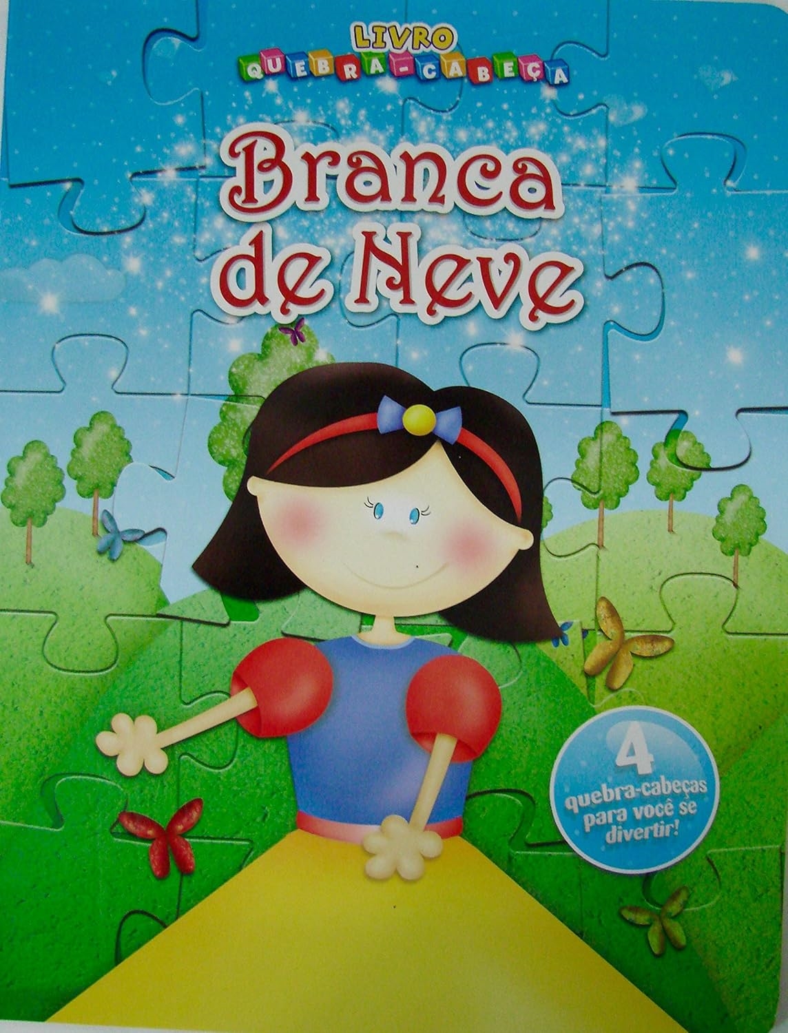 Livro Quebra Cabeça - Branca de Neve - Ciranda Cultural