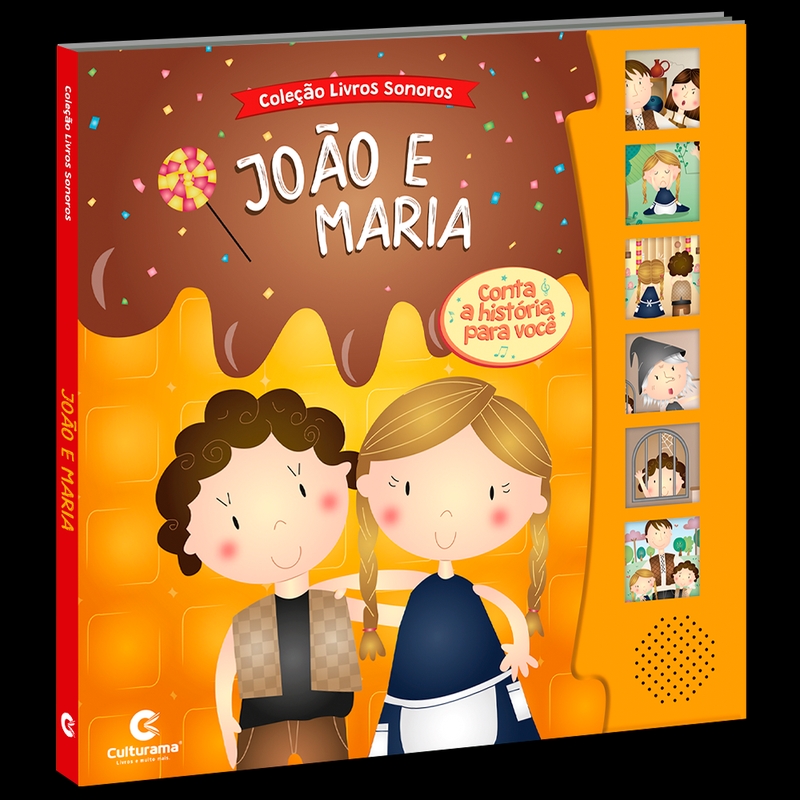 LIVRO SONORO JOAO E MARIA CONTA A HISTORIA PARA VOCÊ - Culturama