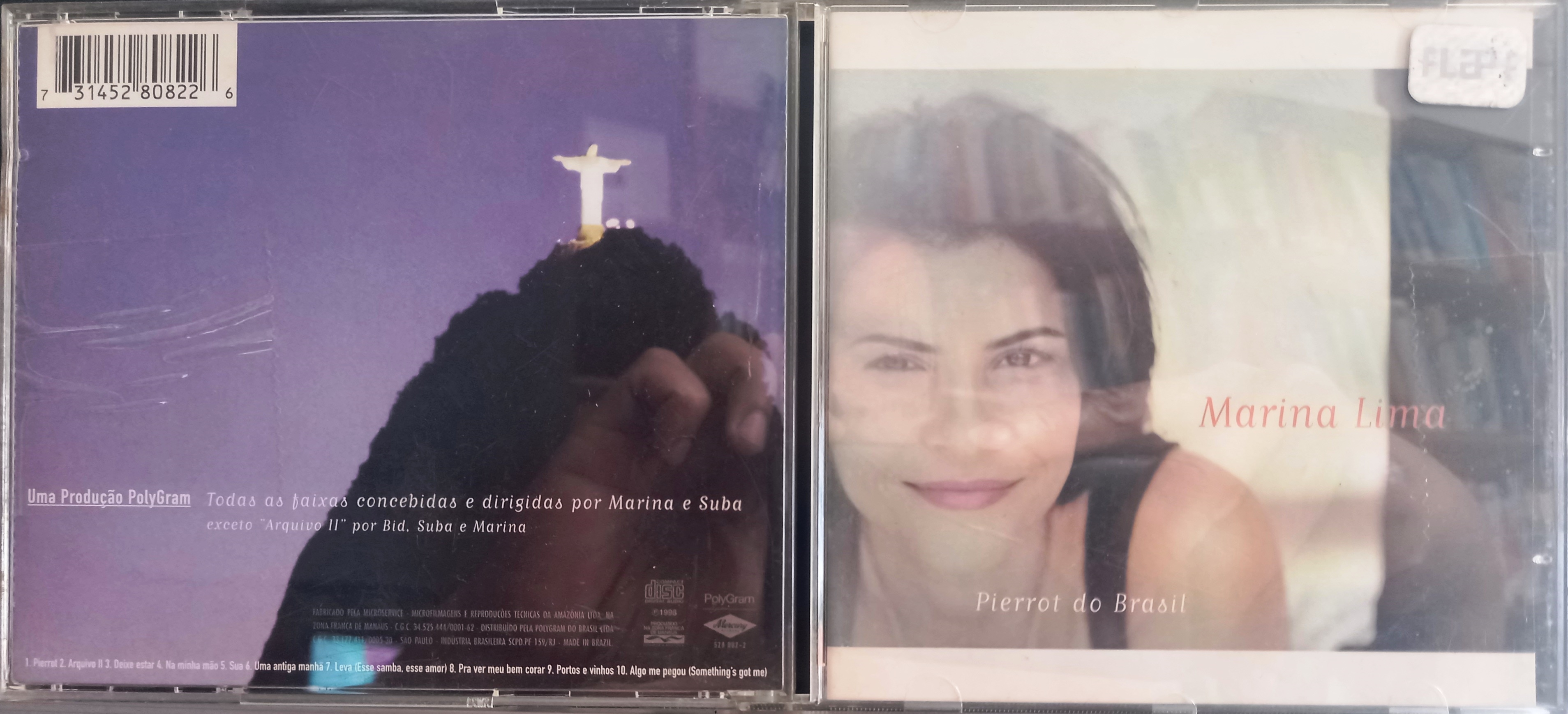 CD - Pierrot Do Brasil - Marina Lima