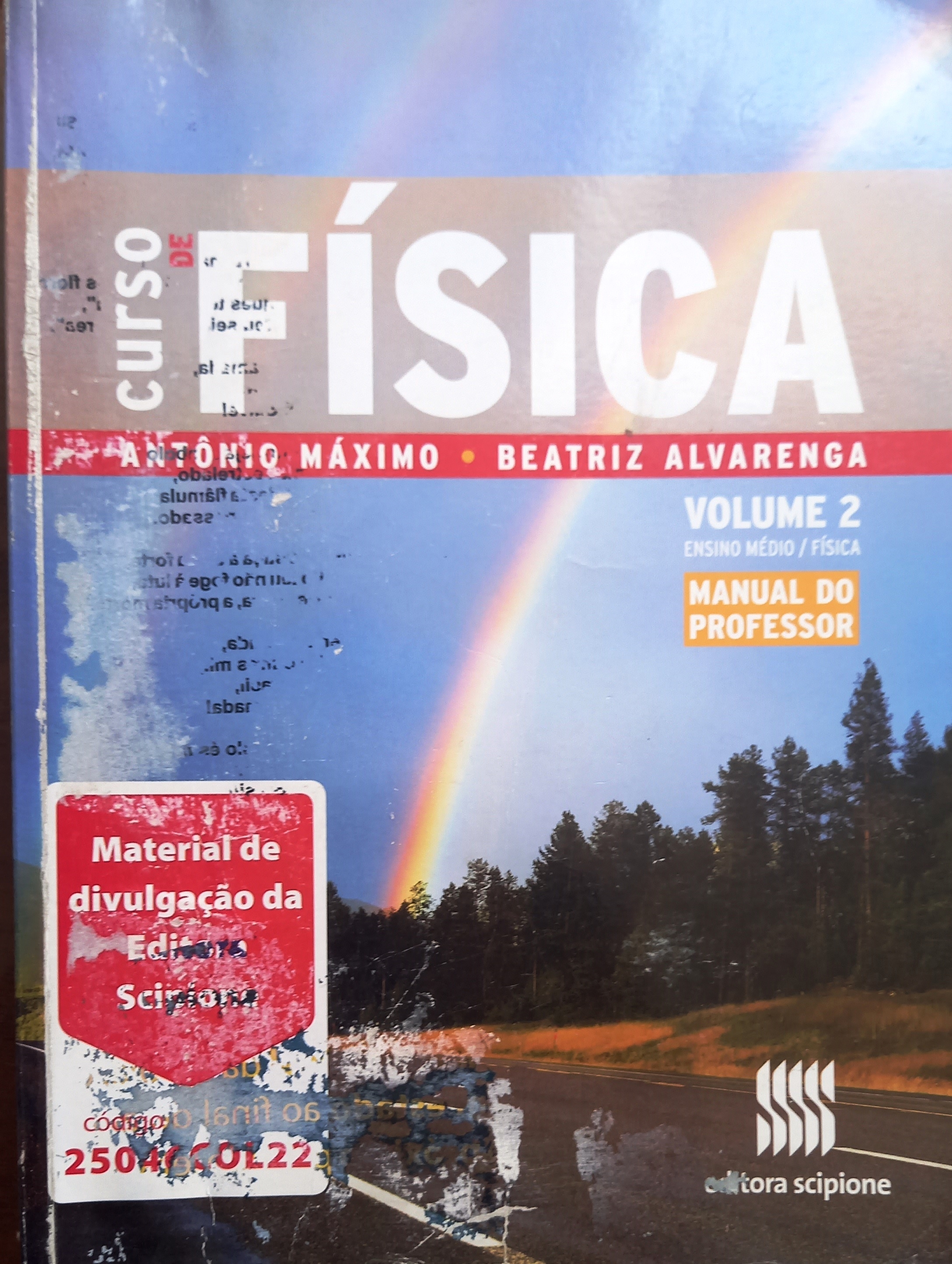 Curso de Fisica Volume 2 Ensino Médio Física Manual do Professor - Antonio Maximo, Beatriz Alvarenga