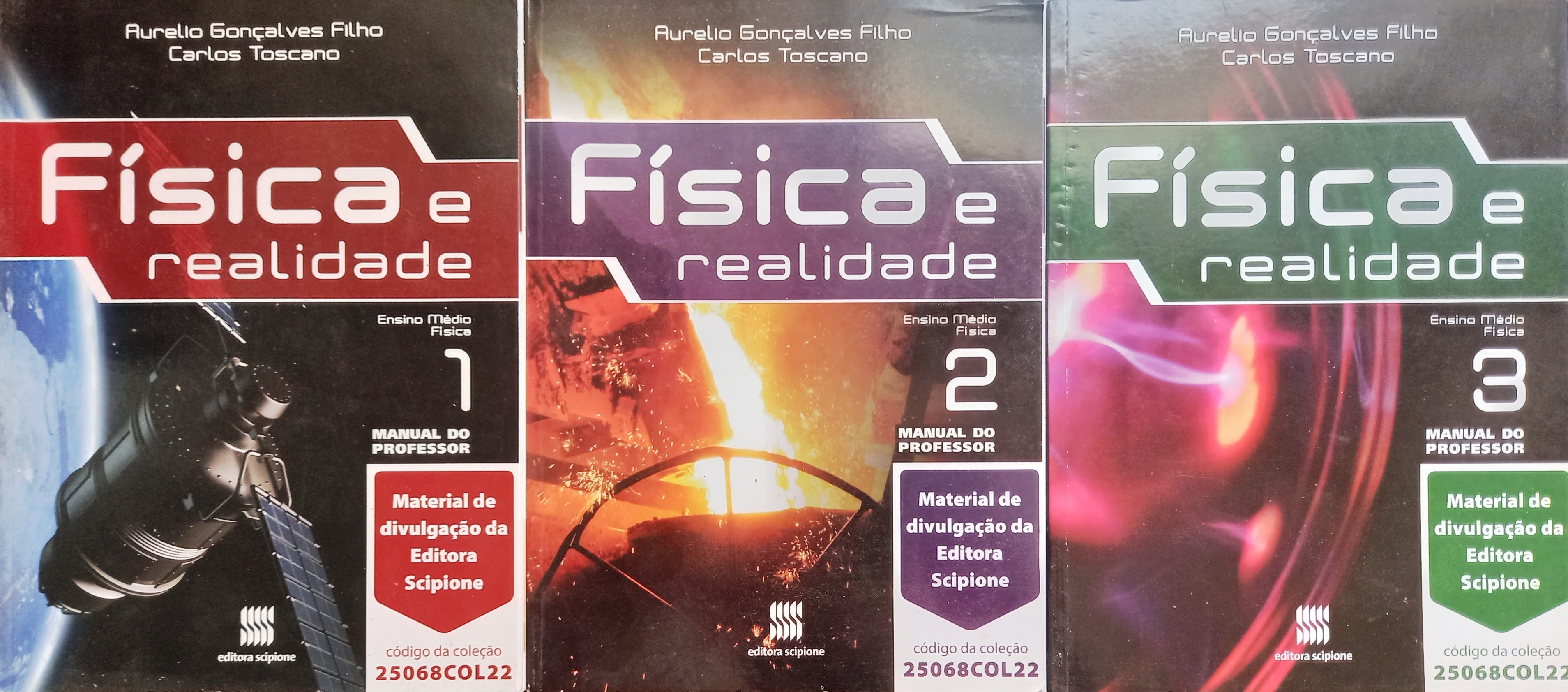 Fisica  e realidade (3 Volumes) Manual do professor - Aurelio Gonçalves Filho