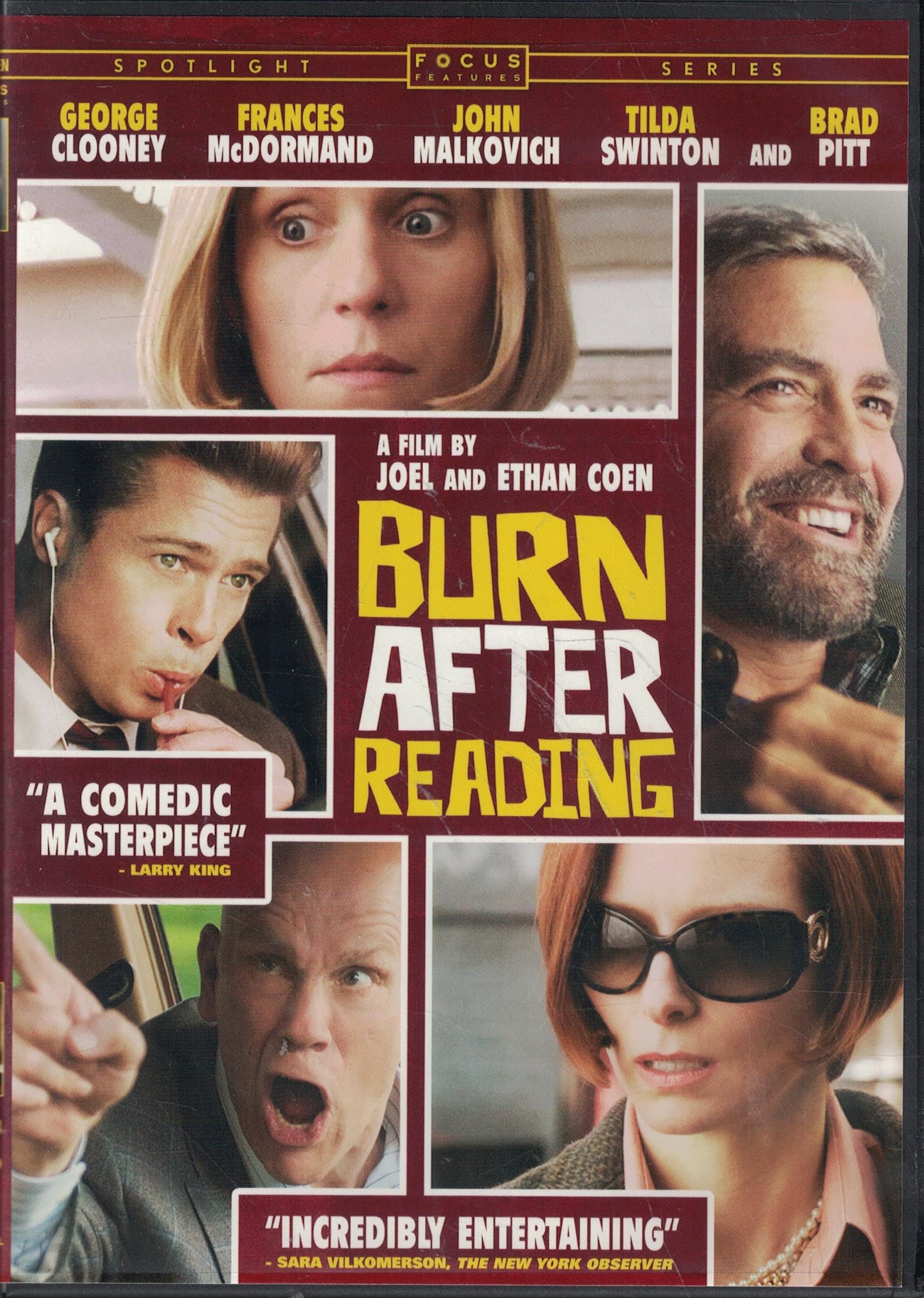 Dvd - Burn After Reading - Joel e Ethan Coen.
