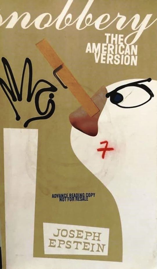 Snobbery - The American Version (Capa Dura) - Joseph Epstein