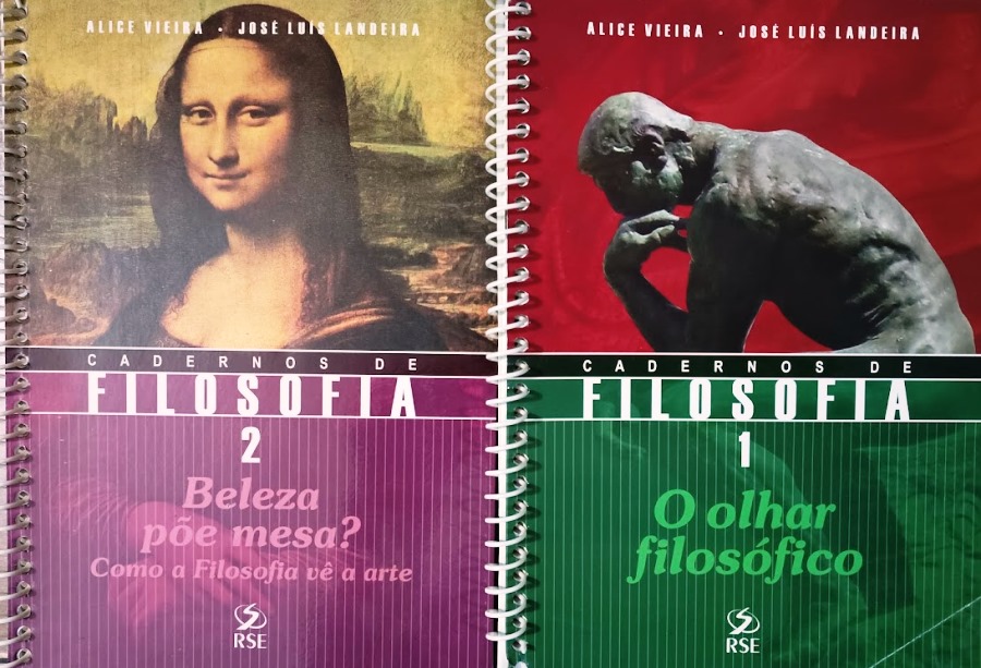 Cadernos de filosofia 1 e 2 - o olhar filosofico - Alice Vieira e José Luís Landeira