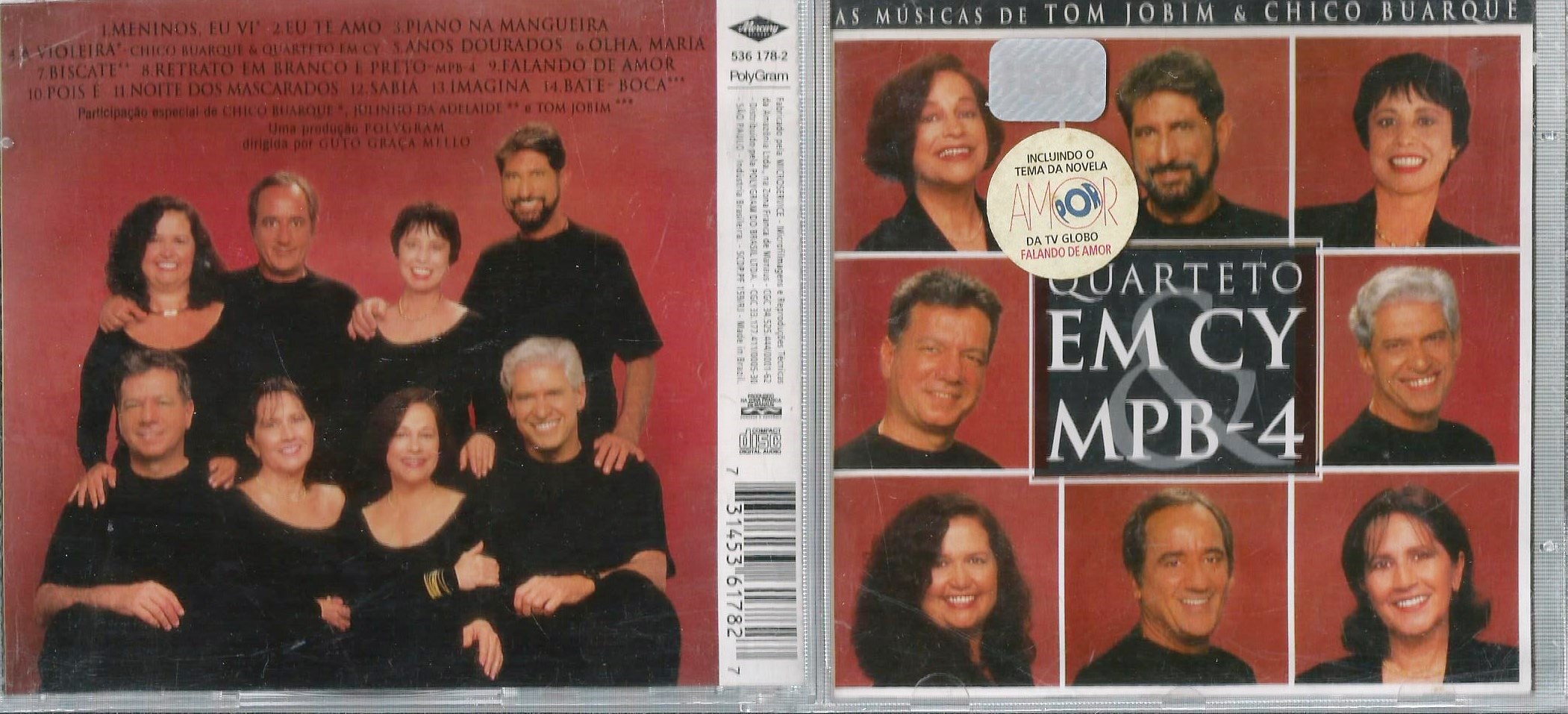 Cd - Bate Boca - Quarteto em Cy / Mpb4