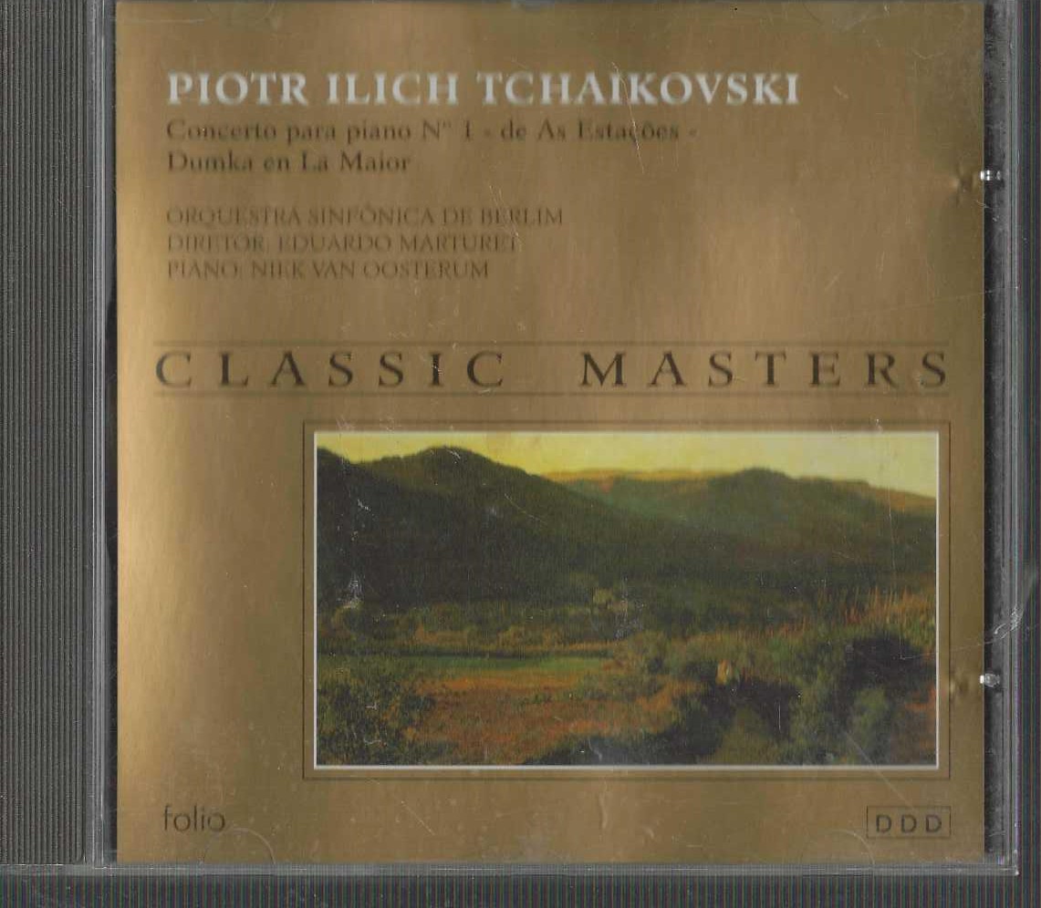 Cd - Classic Master - Concerto para Piano Nº 1 - de as Estações - Piotr Ilich Tchaikovski, Eduardo Marturet