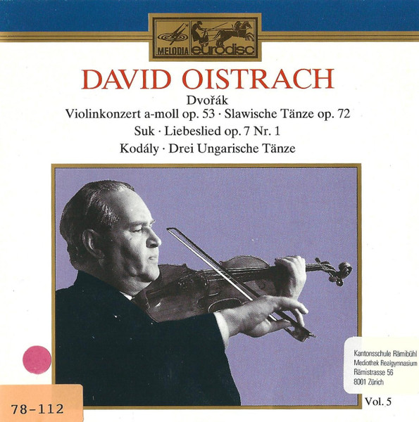 CD - David Oistrach Collection - Volume 05 - David Oistrakh