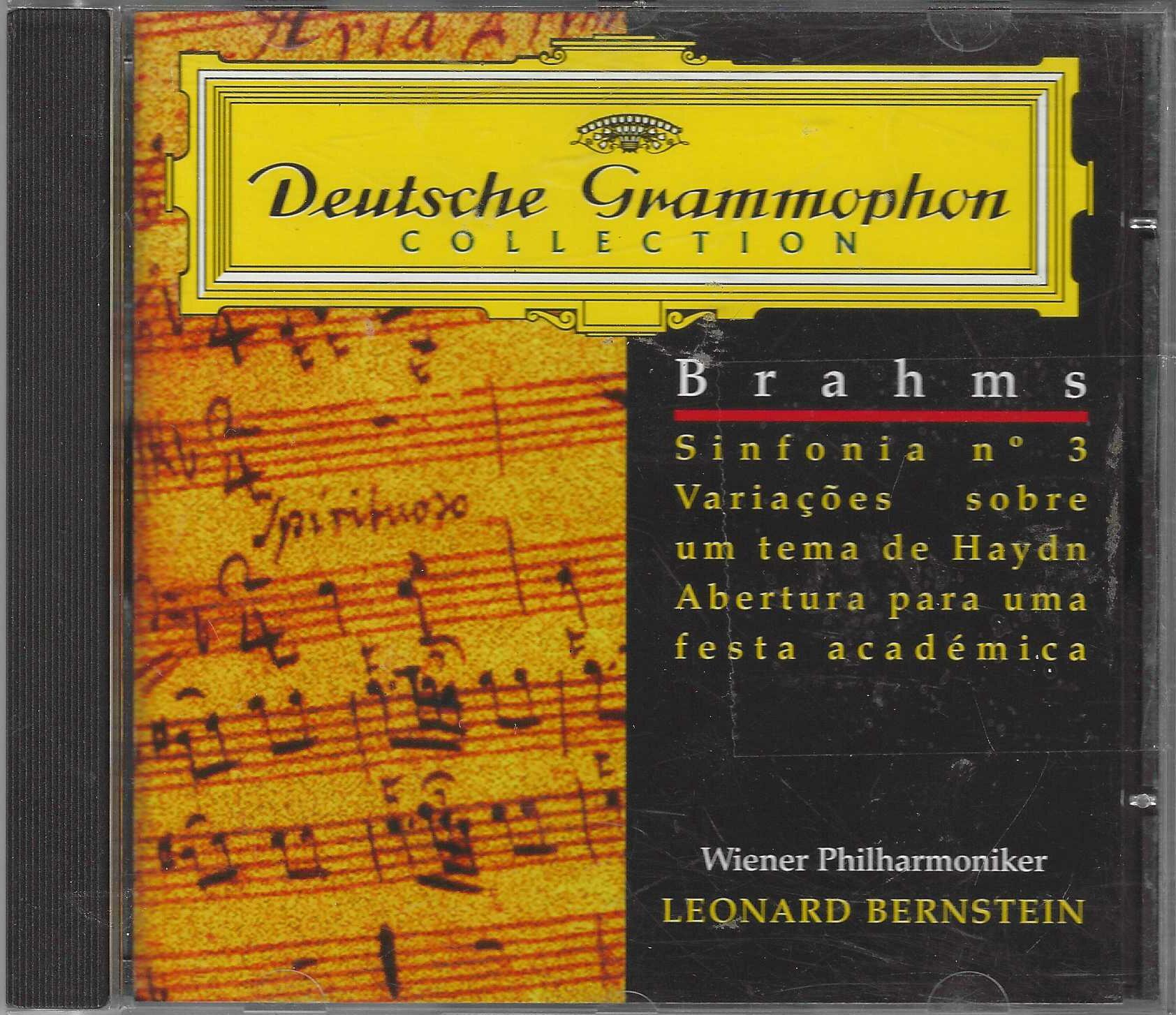Cd - Deutsche Grammophon - Brahms - Leonard Bernstein