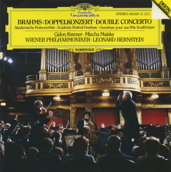 Cd - Doppelkonzert = Double Concerto / Akademische Festouvertüre - Brahms, Gidon Kremer, Mischa Maisky, Leonard Bern