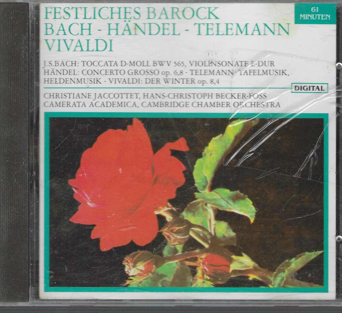 Cd - Festliches Barock - Johann Sebastian Bach, Vários
