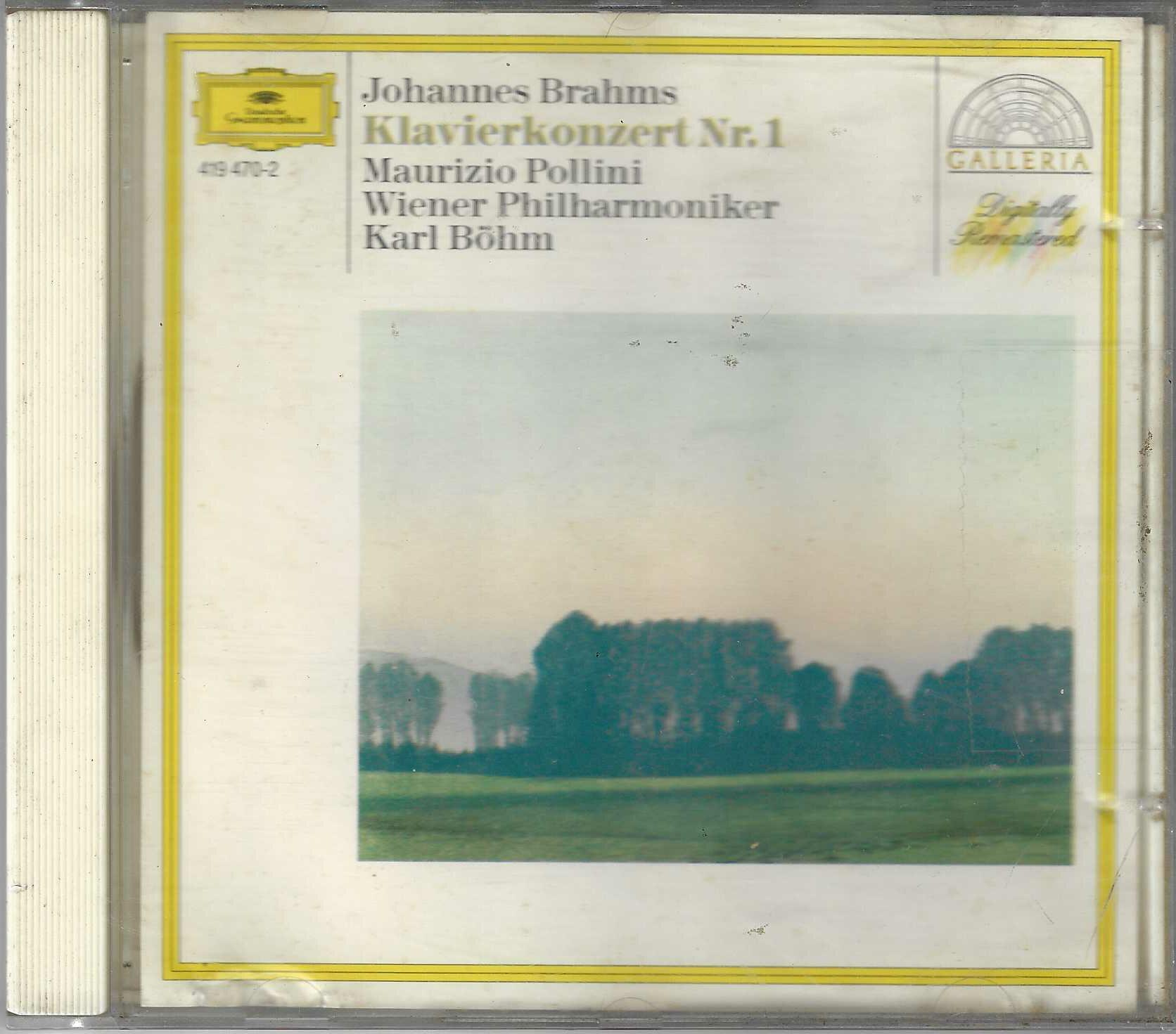 Cd - Johannes Brahms - Klavierkonzert Nr. 1 - Johannes Brahms + Klavierkonzert+ Maurizio Pollini