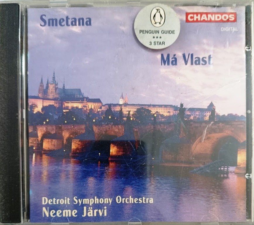 CD - Má Vlast - Smetana+Detroit Symphony Orchestra+Neeme Järvi 