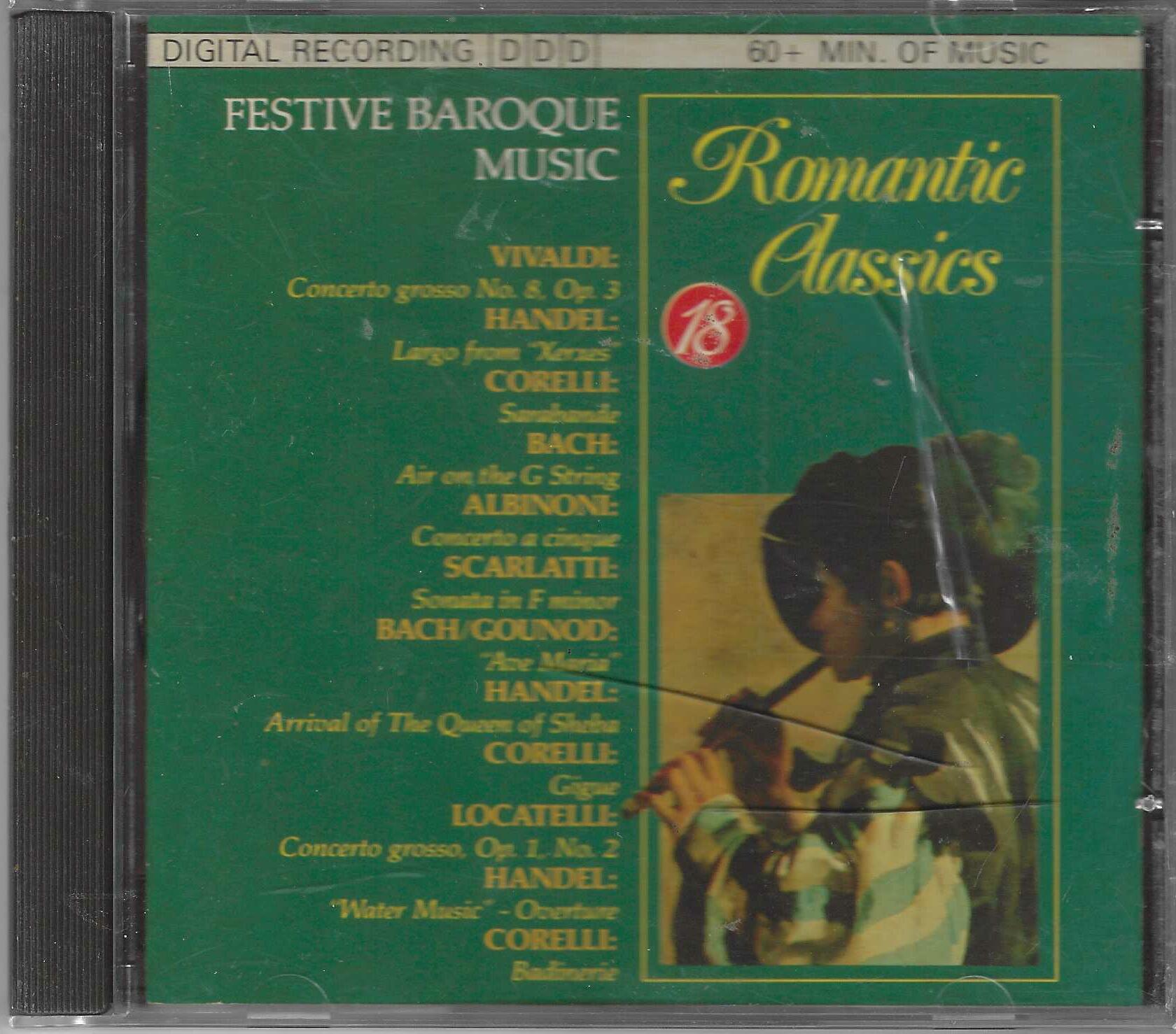 Cd - Romantic Classics - Festive Baroque Music - 18 - Vivaldi, Handel, Albinoni, Scaratti, Vários