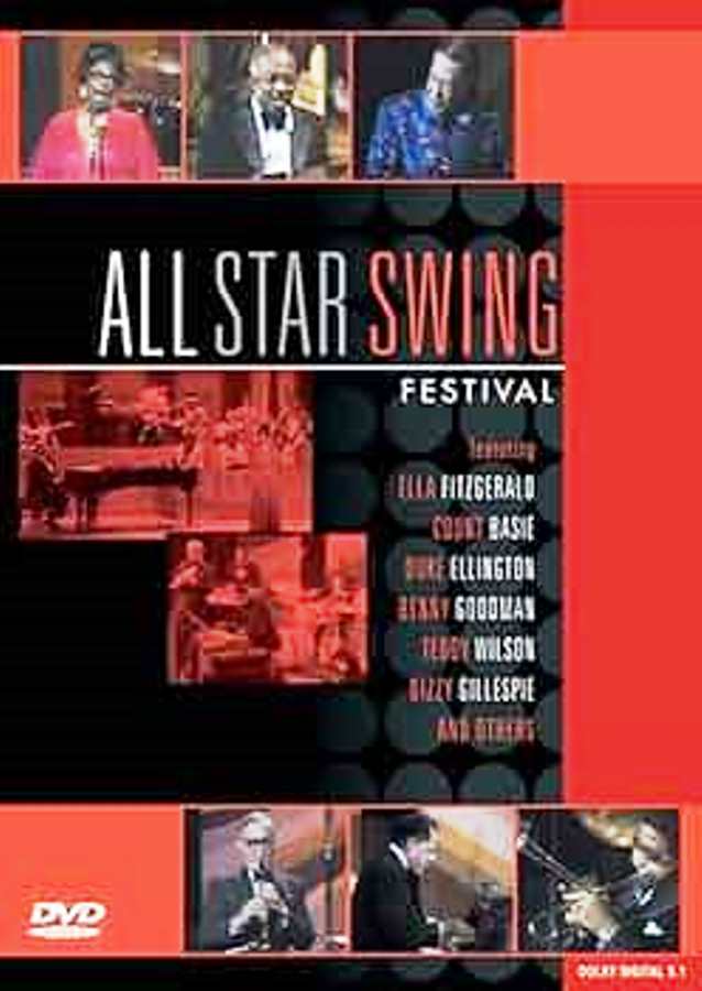 Dvd - All Stars Swing Festival - Louis Armstrong+ Benny Goodman+ella Fitzgerald