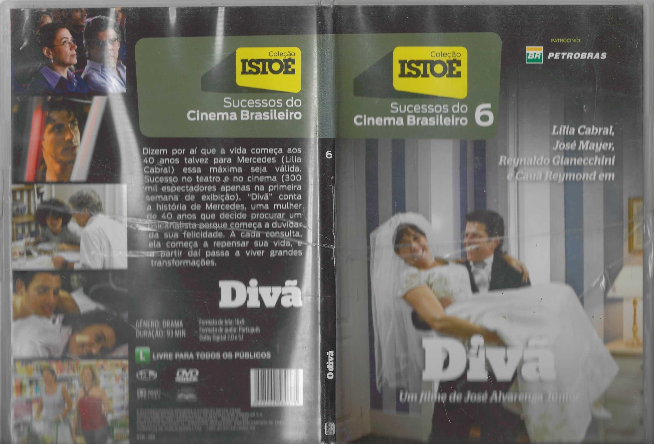 Dvd - Divã - Sucessos do Cinema Brasileiro - 6 - Jose Alvarenga Junior