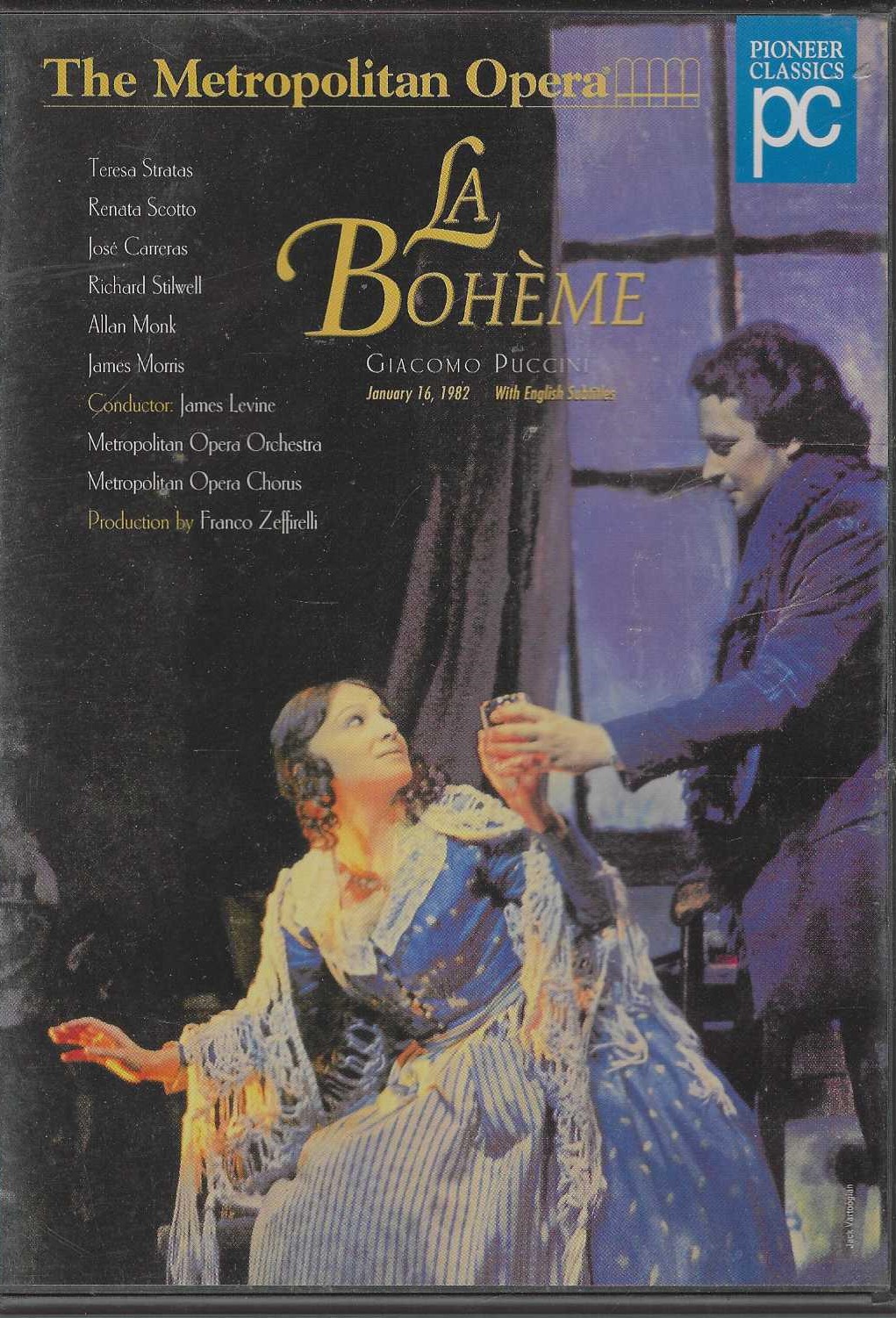Dvd - La Boheme - The Metropolian Opera - Franco Zeffirelli
