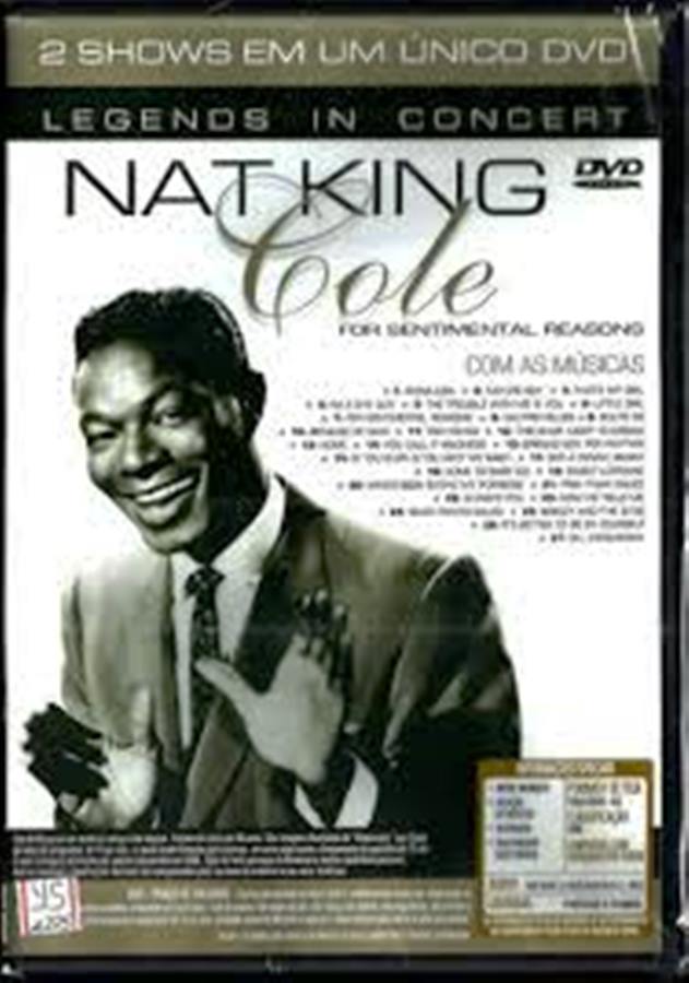 Dvd - Nat King Cole / Al Martino - 02 Shows em um Unico Dvd - Nat King Cole / Al Martino