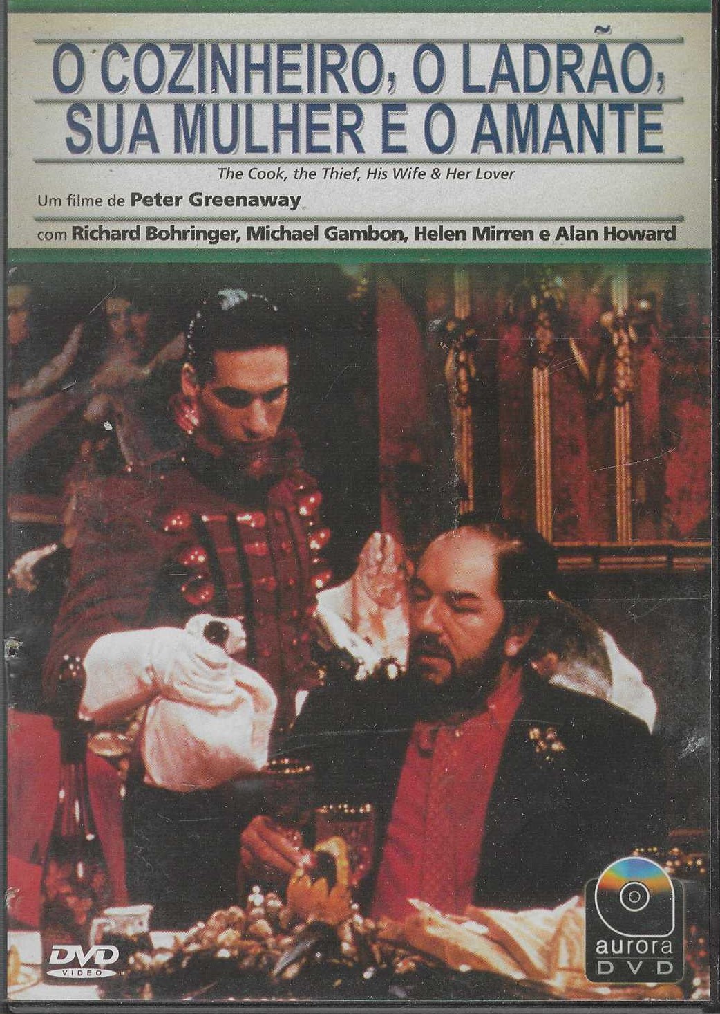 Dvd - o Cozinheiro, o Ladrão, sua Mulher e o Amante - Peter Greenaway