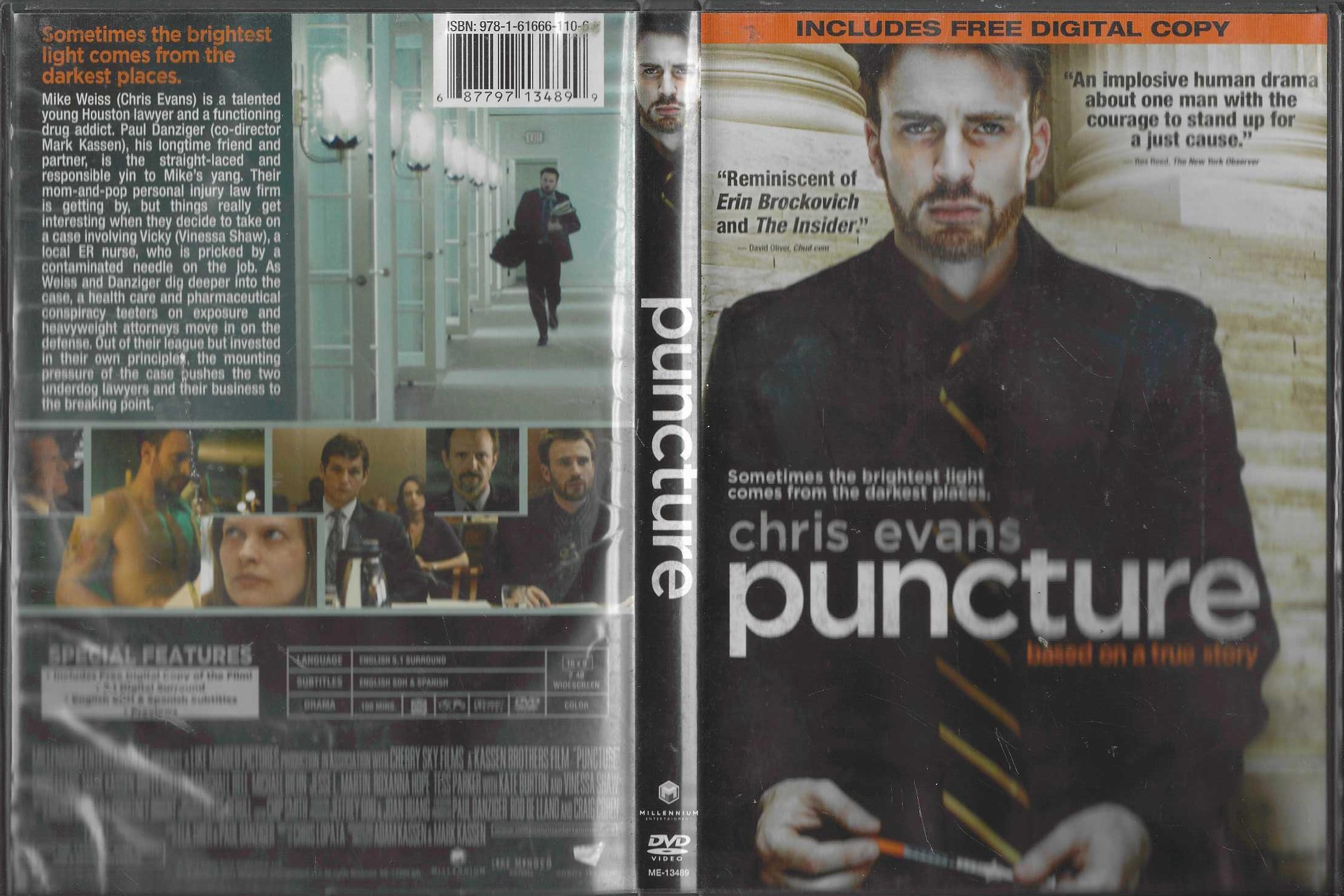 Dvd - Puncture - Chris Evans
