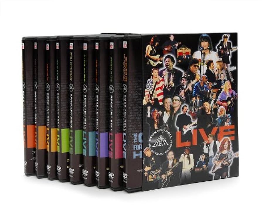 Dvd - Rock And Roll Hall Of Fame Live - 09 Dvds - Varios Autores
