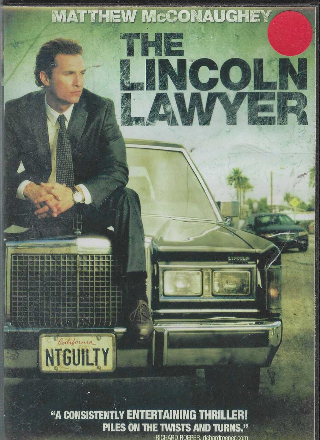Dvd - The Lincoln Lawyer - Richard Roeper