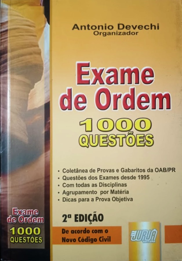 Exame de Ordem 1000 Questões - Antonio Devechi