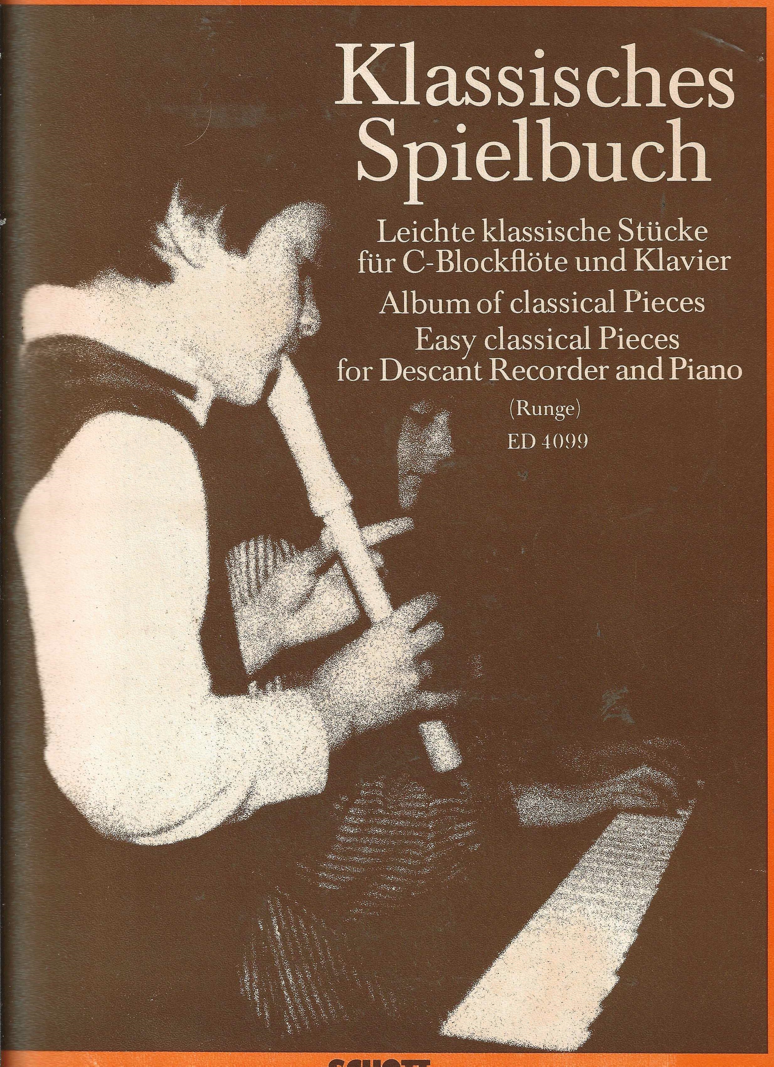 Klassisches Spielbuch (Partitura) - Johannes Runge