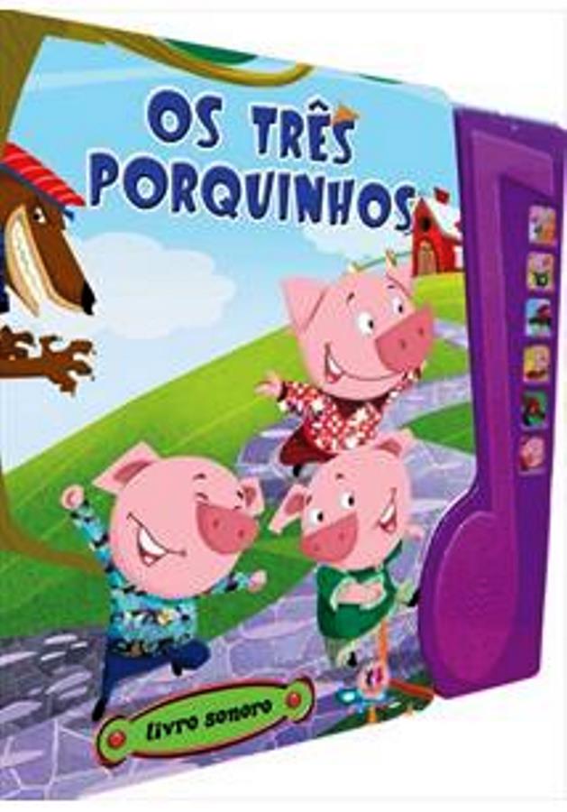 Livro Sonoro - Os Tres Porquinhos - Ciranda Cultural