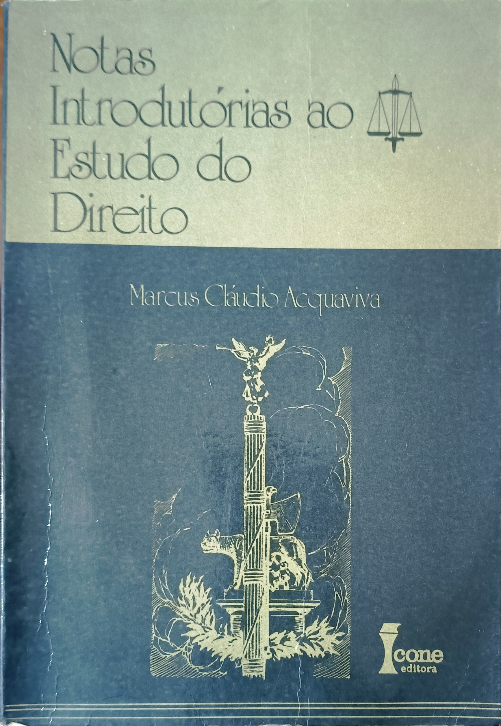 Notas Introdutórias ao Estudo do Direito - Marcus Cláudio Acquaviva