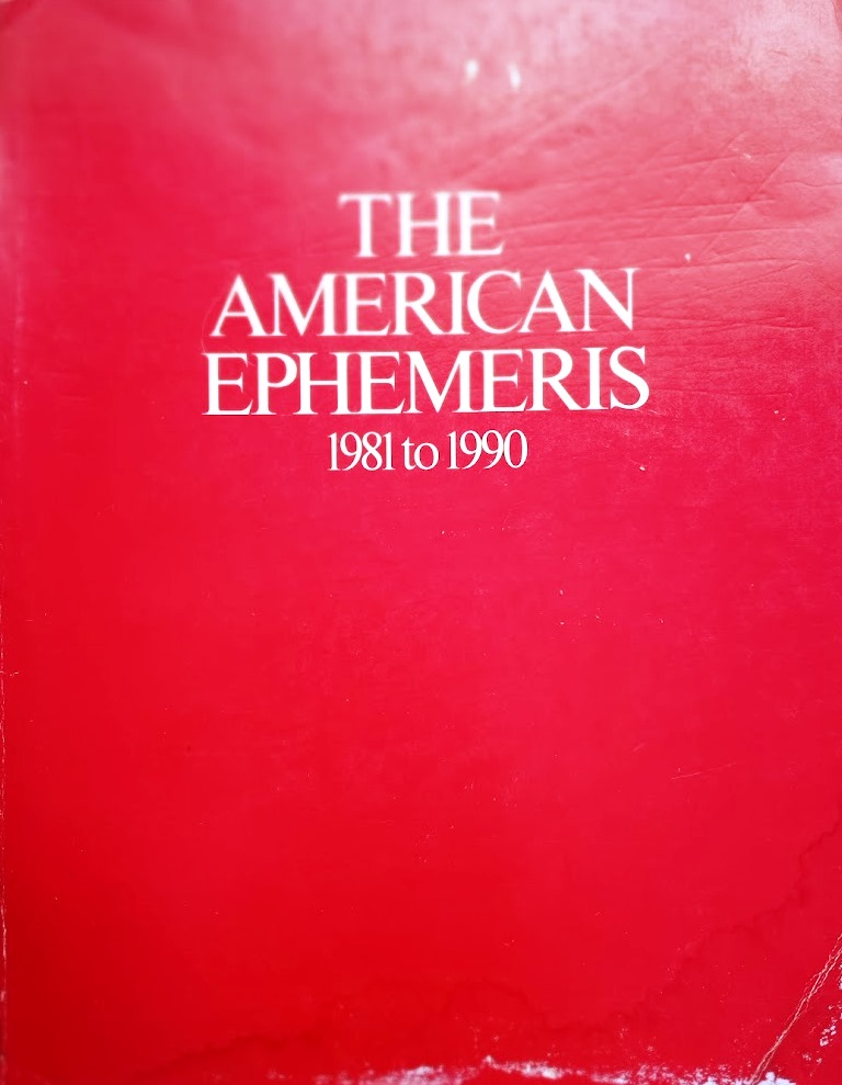 The Amreican Ephemeris - Volume 09 - 1981 to 1990 - Neil F. Michelsen 
